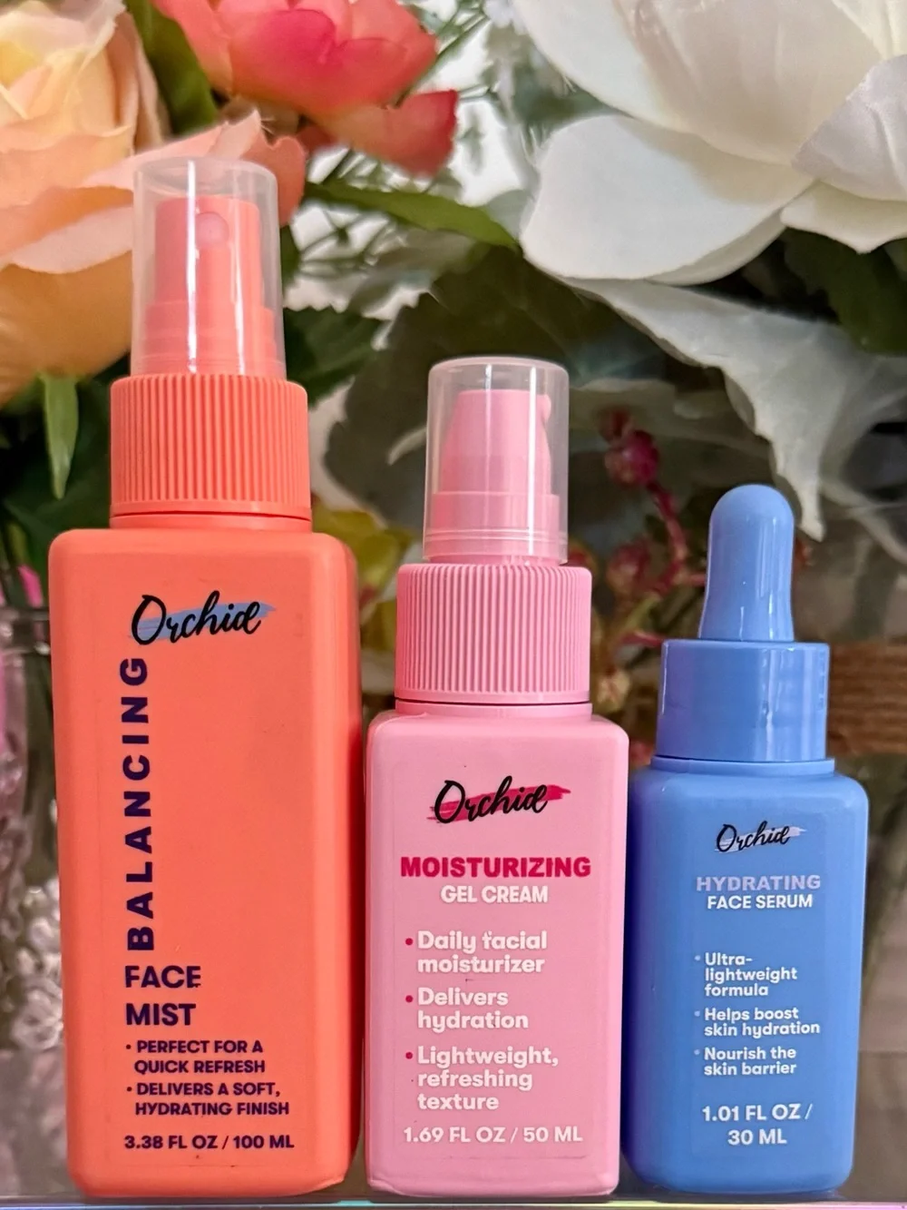 🆕🪷 ORCHID LIMITED EDITION 3-PIECE SKIN CARE COLLECTION. BRAND NEW!